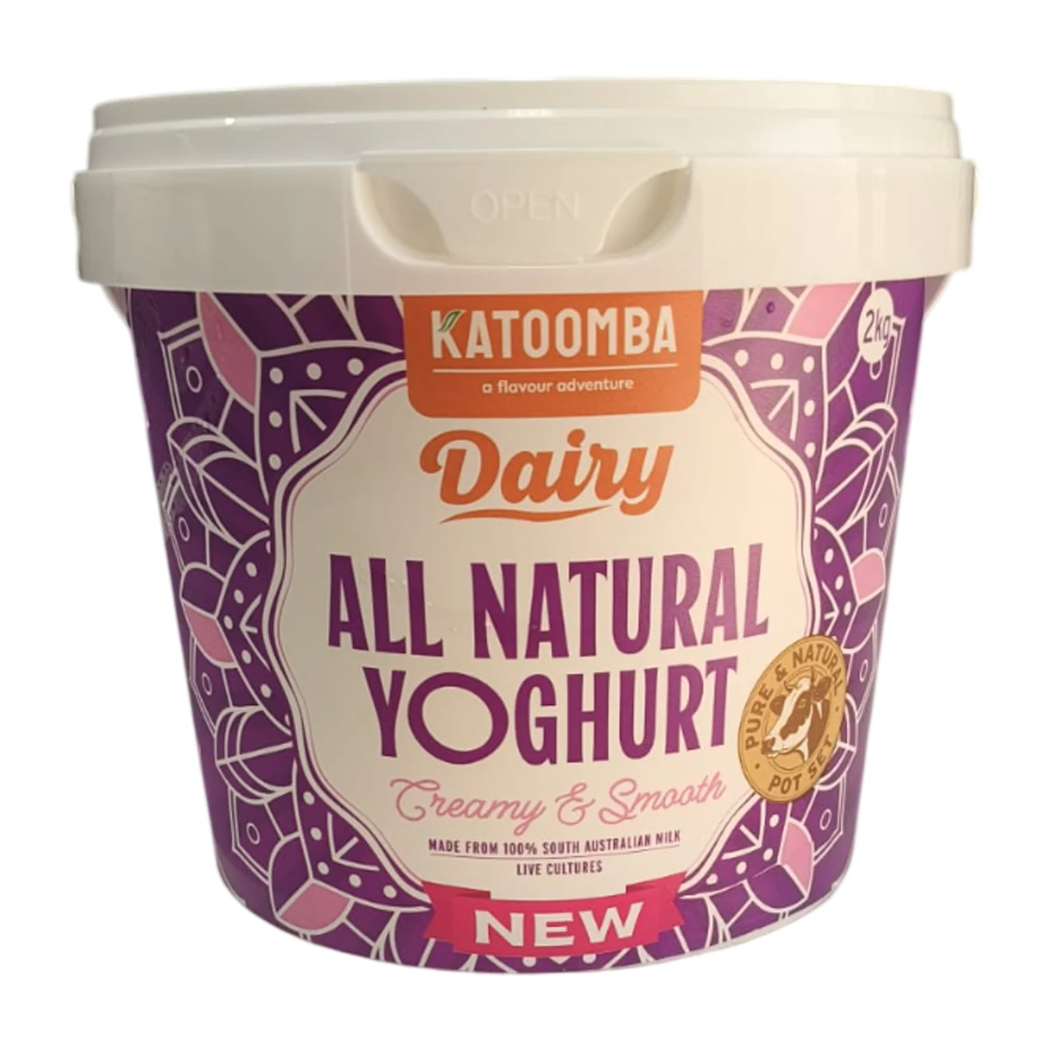 All Natural Yoghurt Creamy & Smooth 2kg - Katoomba Dairy