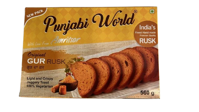 Amritsar Gur Rusk (Original) Rusk 560g - Punjabi World