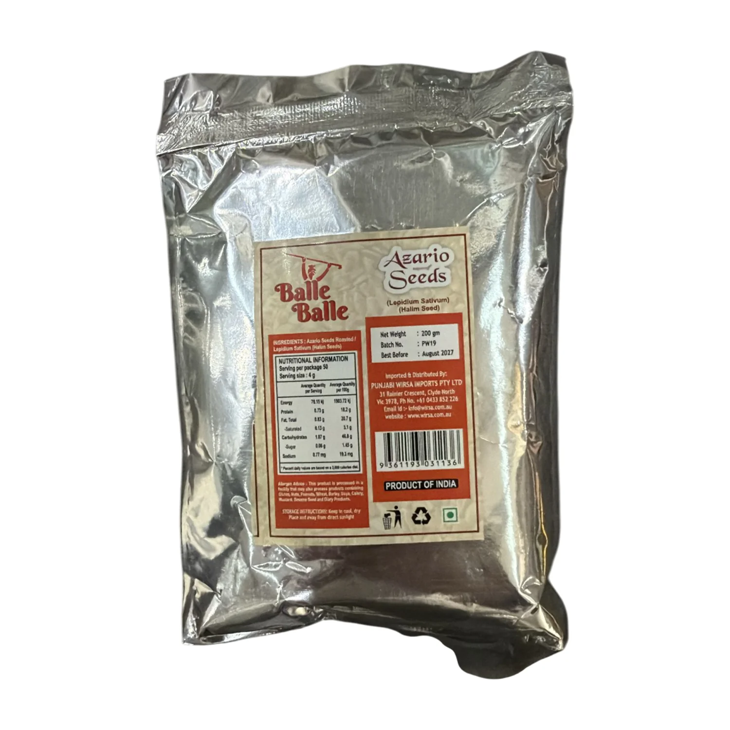 Azario Seeds 200g - Image 2