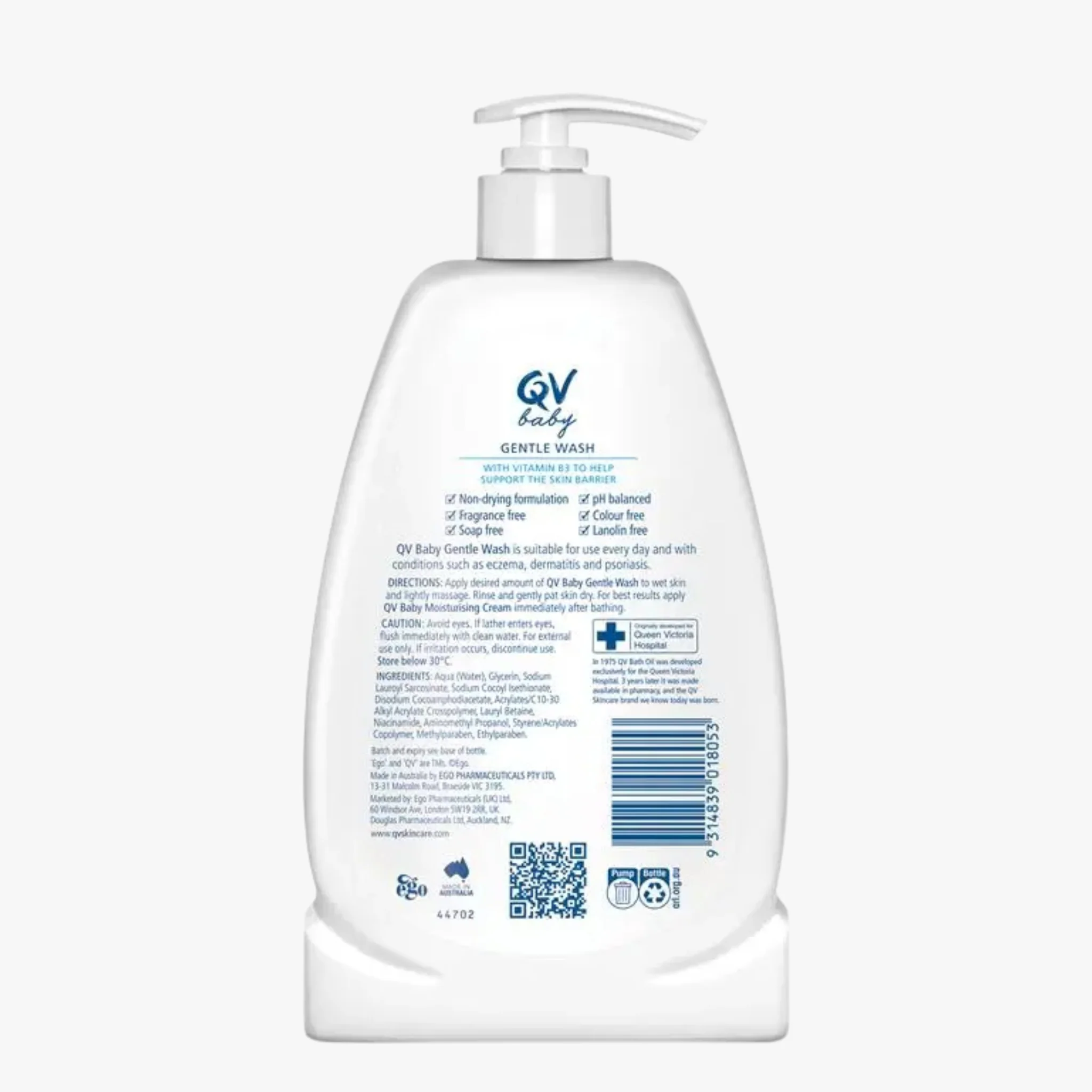 Baby Gentle Wash 500G - Qv - Image 2