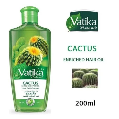 Cactus Hair Oil 200ml (Hair Fall Control) - Vatika