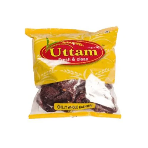 Chilli Whole Kashmiri 100g - Uttam