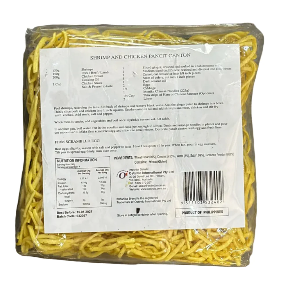 Chinese Noodles Philippine Style 225g - Monika - Image 2