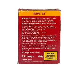 Cinthol Original Red Soap 4pcs set 400g - Godrej - Image 2
