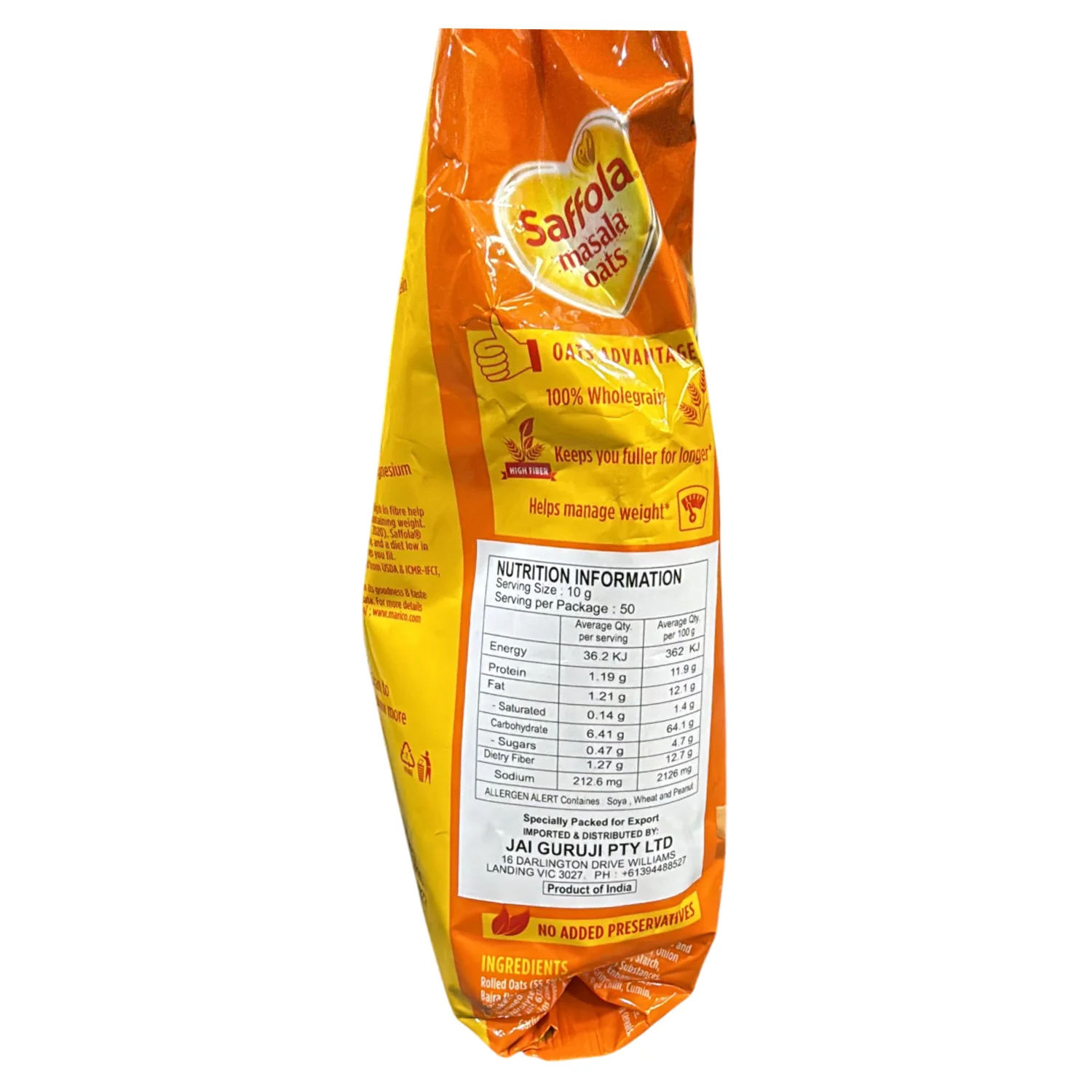 Classic Masala Oats 500g - Saffola - Image 2