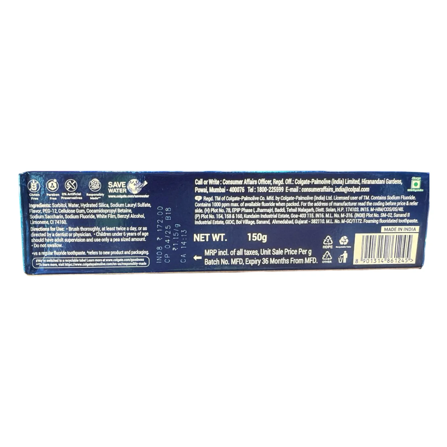 Colgate MaxFresh (Blue) 150g - Image 2