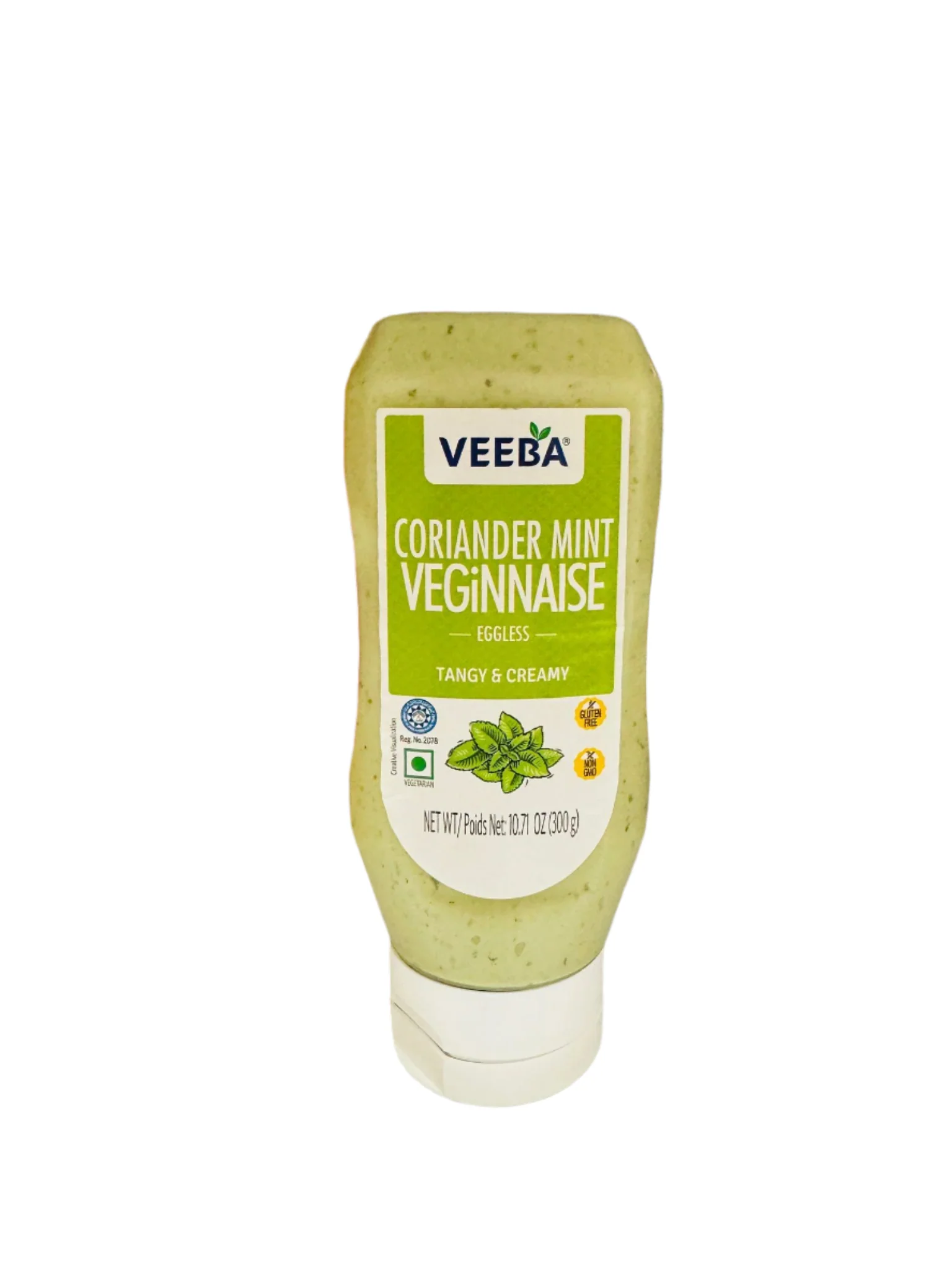 Coriander Mint Veginnaise (Eggless Tangy & Creamy) 300g - Veeba