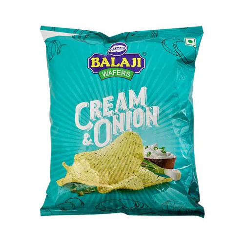 Cream and Onion Chips 135g - Balaji