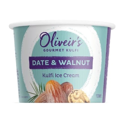 Date and Walnut Icecream 100ml - Oliveir's