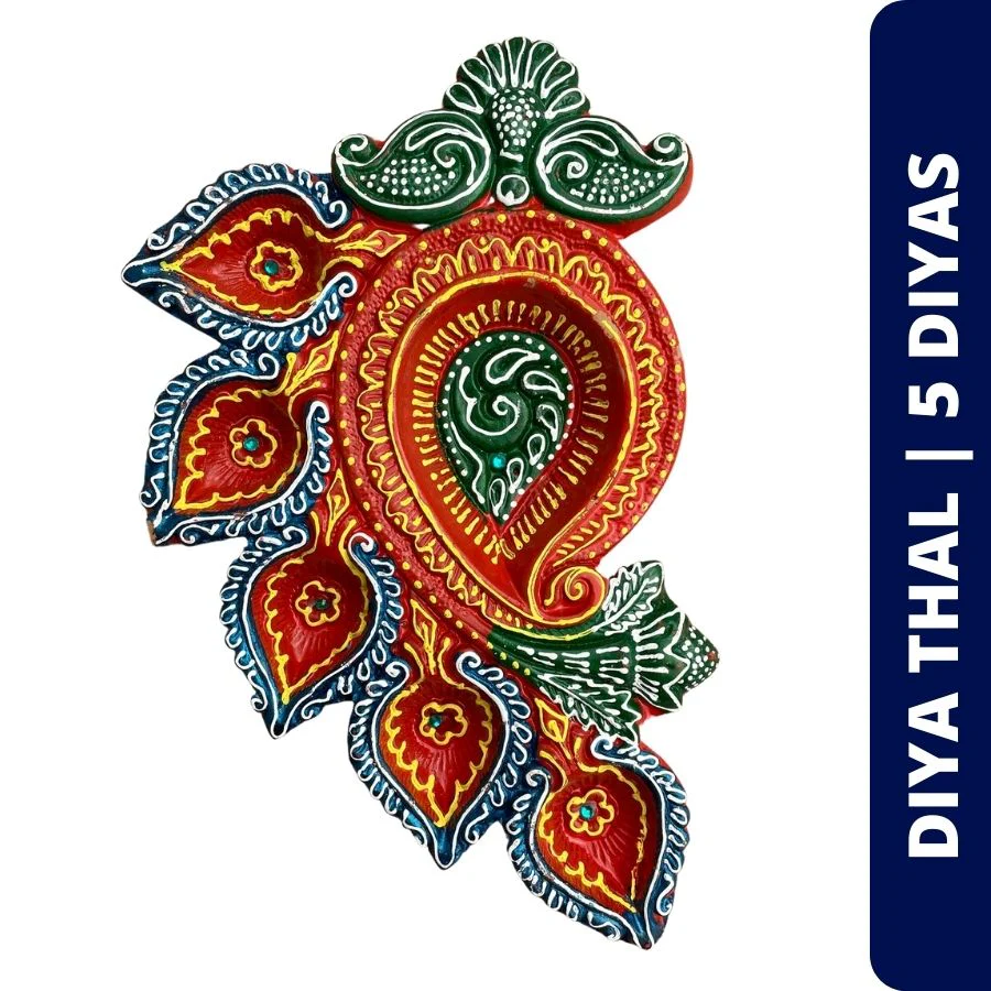 Diya Thali 5 Diyas (D2)