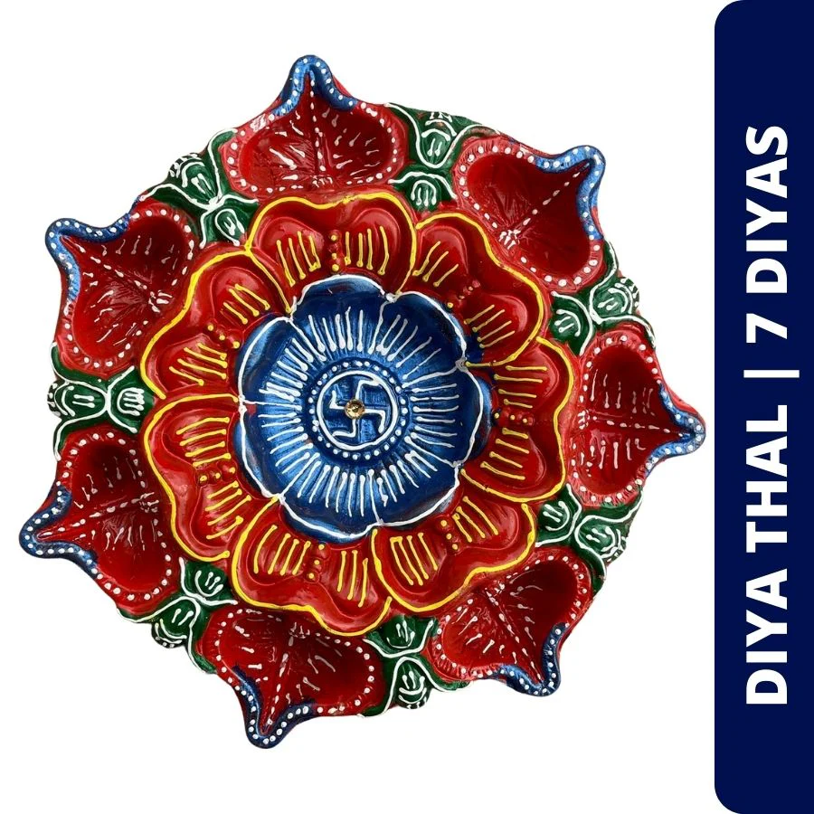 Diya Thali 7 Diyas (D1)