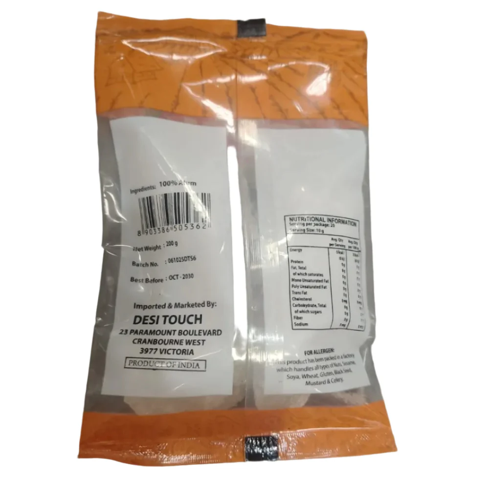 Edible Fitkari Raw 200g - Desi Touch - Image 2