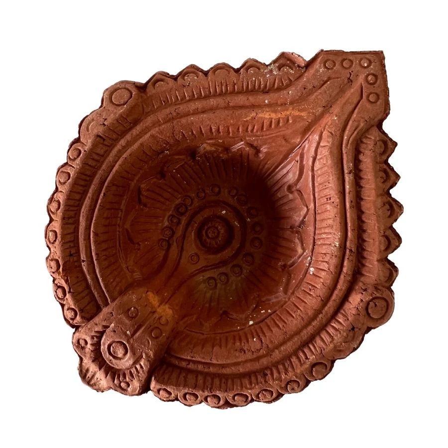 Flower Mitti Diya