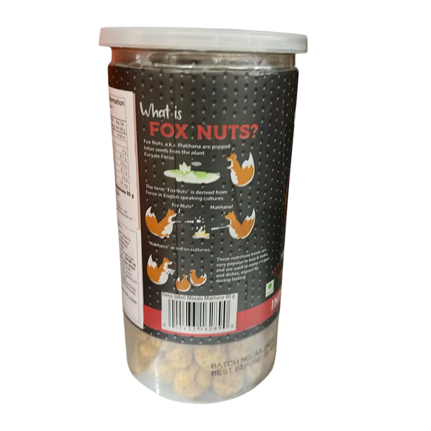 Fox Nuts Popped Lotus seeds Indori Masala Makhana 90g - Deep - Image 2