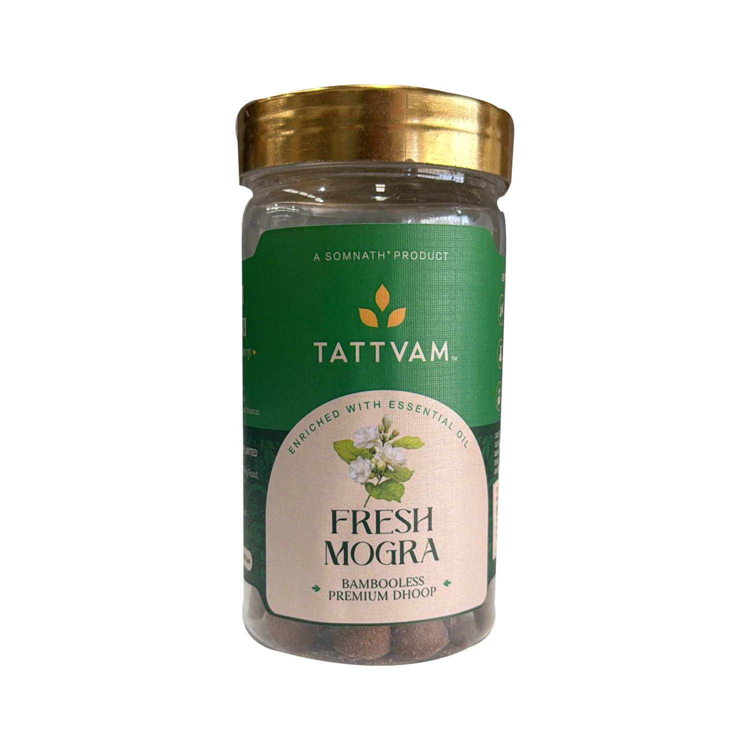 Fresh Mogra Bambooless Premium Dhoop 100g - Tattvam