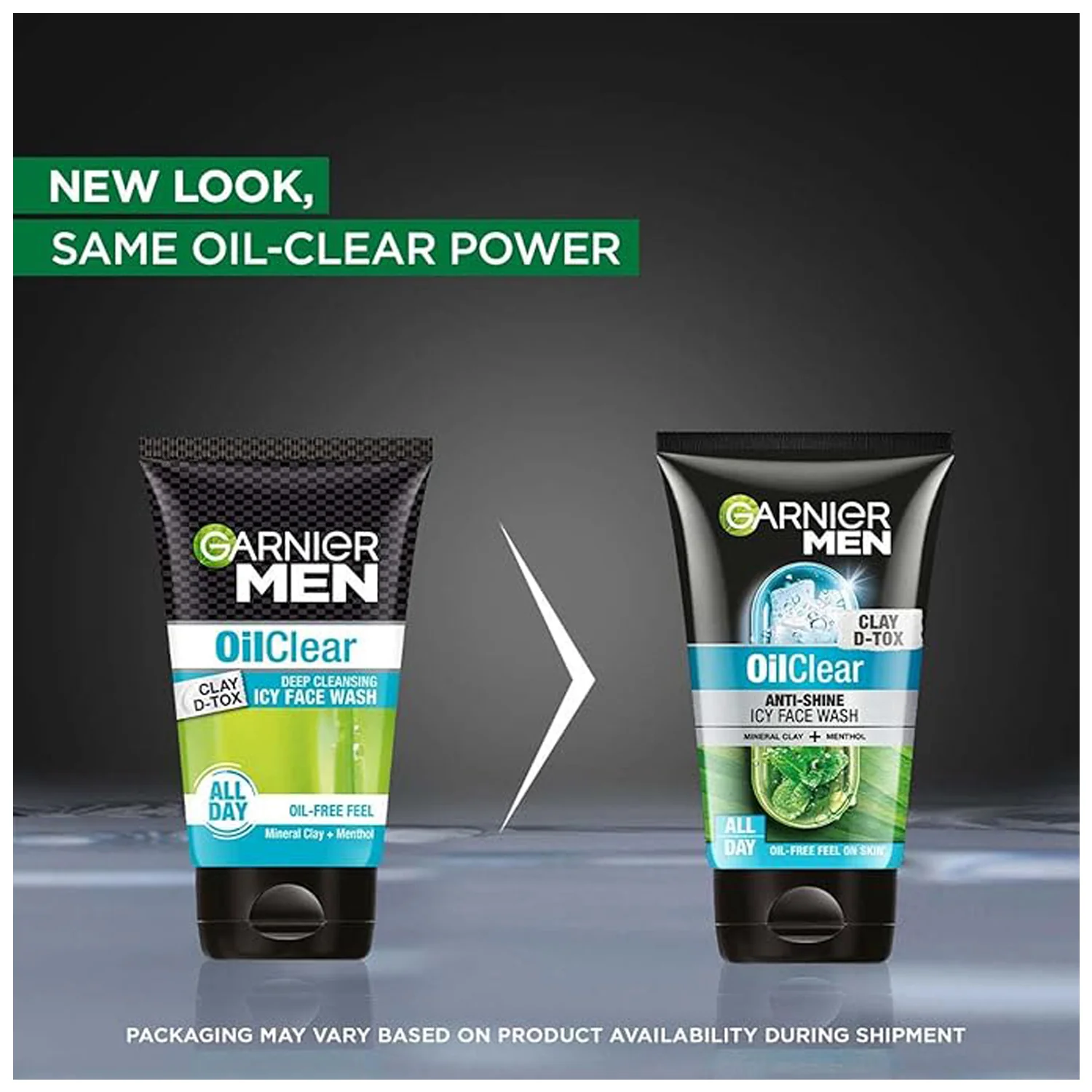 Oil Clear Anti Shine Icy Face Wash 100g - Garnier - Image 3