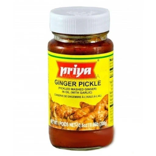 Ginger Pickle (with Garlic) 300g - Priya