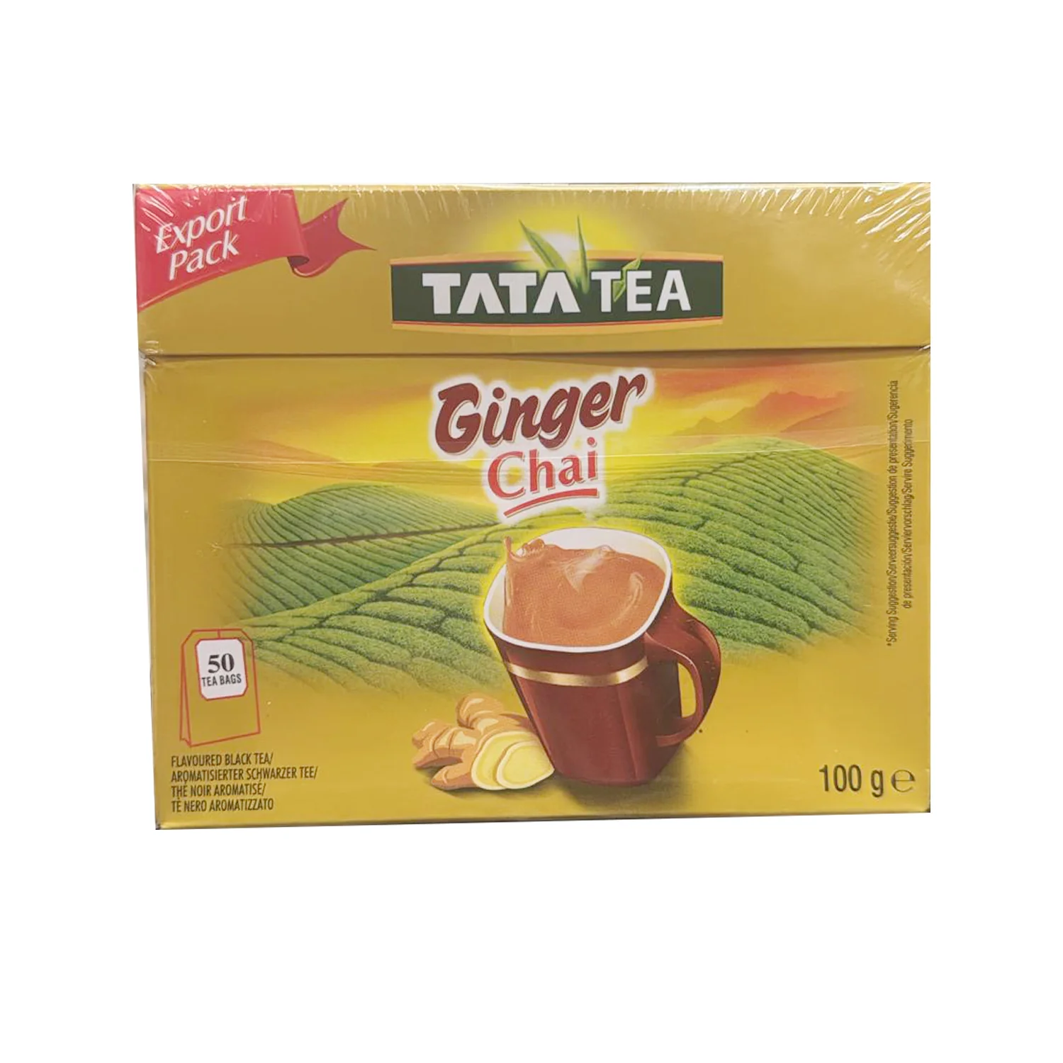 Ginger Tea (50 Tea Bags) 100g - Tata Tea - Image 2