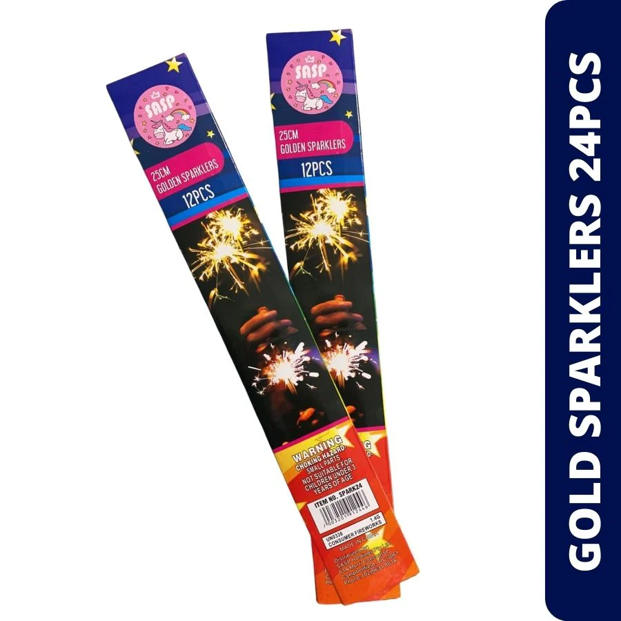 Golden Sparkler 25cm Set (24 pcs)