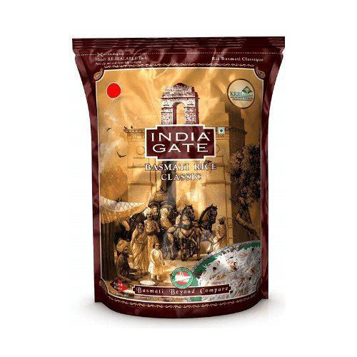 India Gate Classic Basmati Rice (Extra Long Grain) 1kg