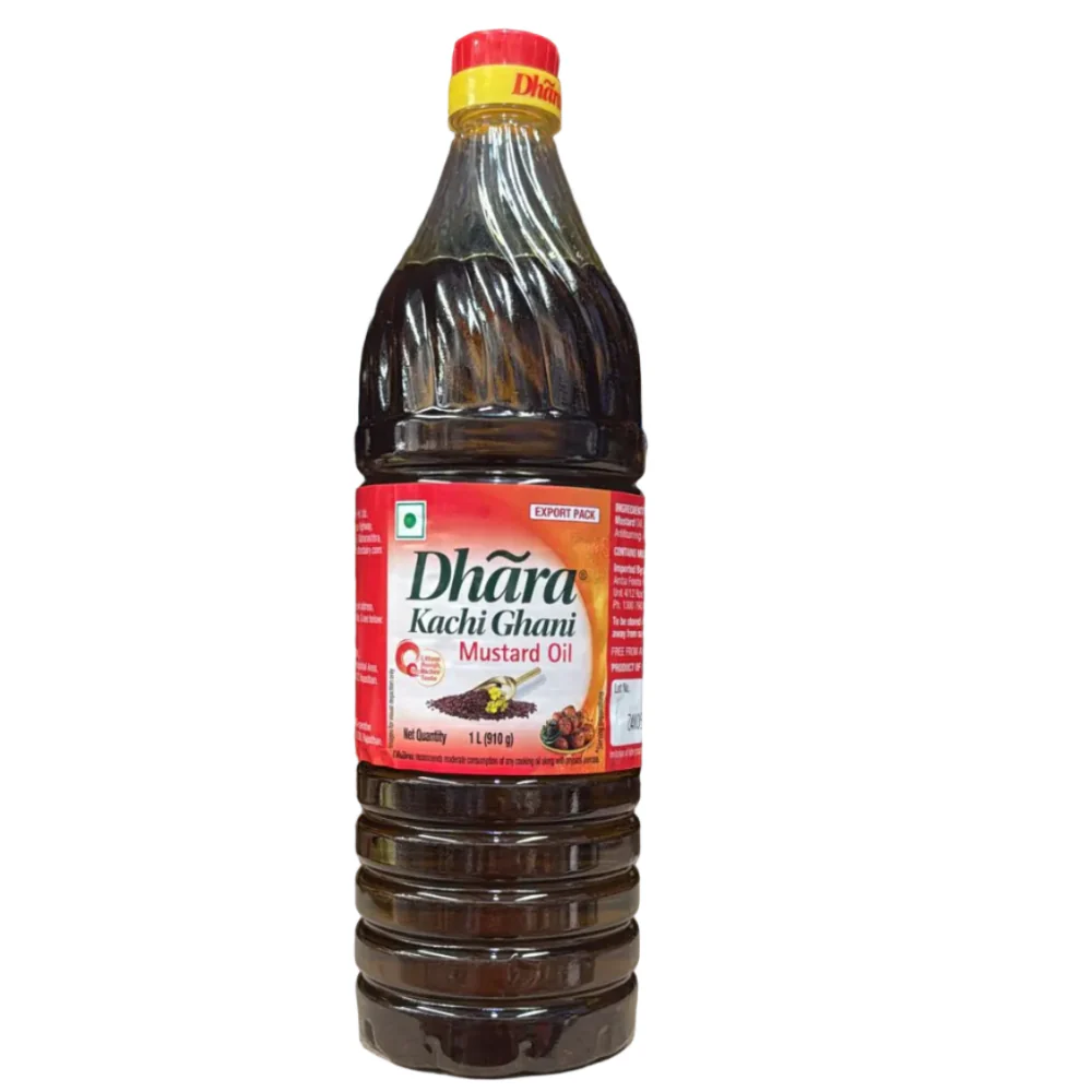 Kacchi Ghani Mustard Oil 1L - Dhara