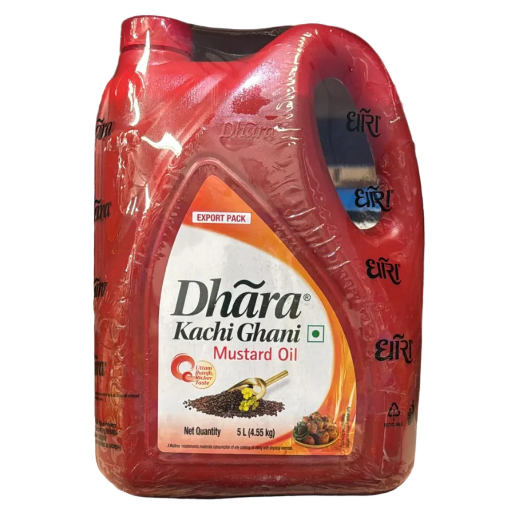 Kacchi Ghani Mustard Oil 5L- Dhara