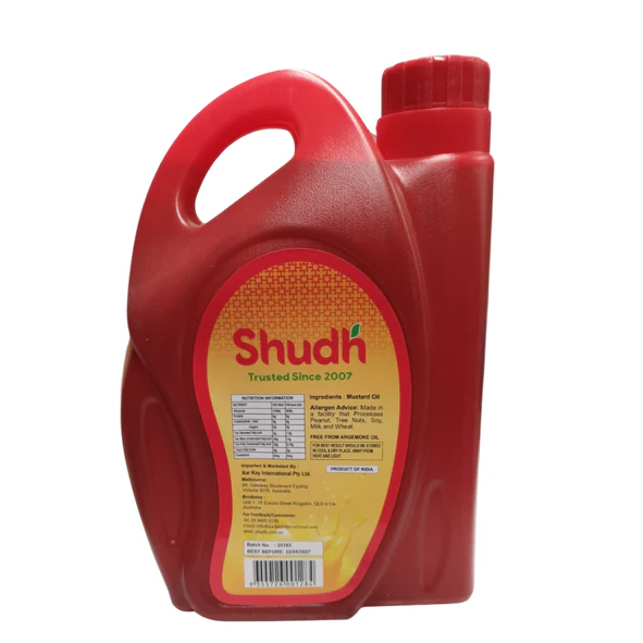 Kachi Ghani Mustard Oil 2L - Shudh - Image 2