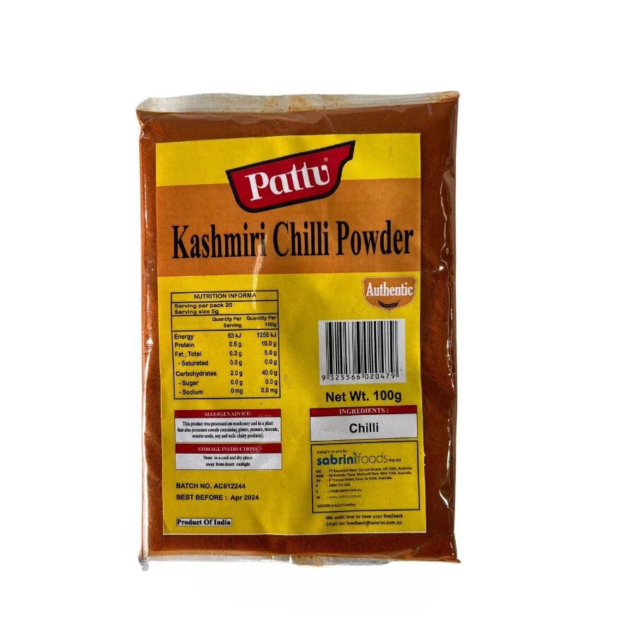 Kashmiri Chilli Powder 100g - Pattu