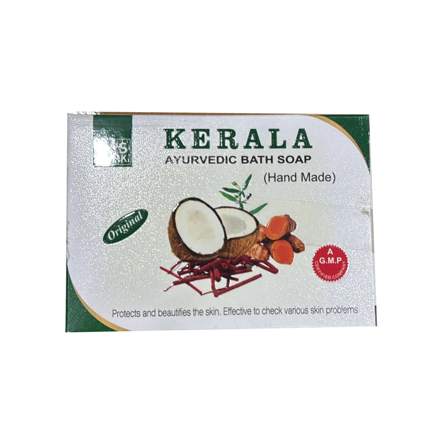 Kerala Ayurvedic Bath Soap (Hand Made) 75g - KPS