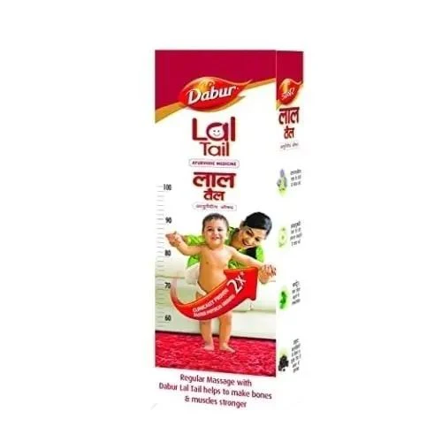 Lal Tail 50ml (Baby Massage Oil) - Dabur