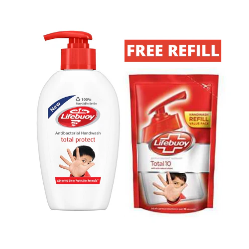 Lifebouy Germ Protection Handwash 190ml +185ml