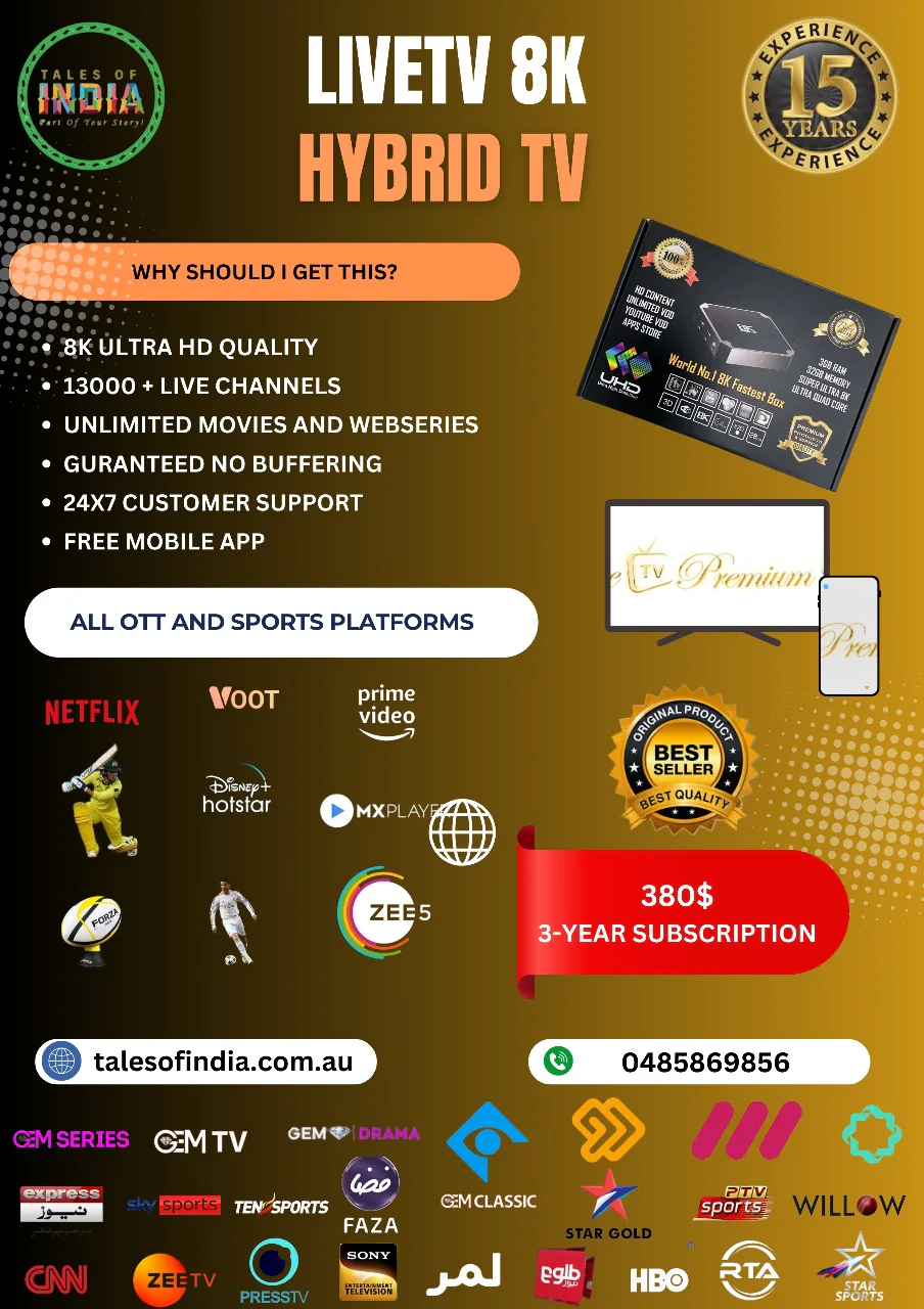 Live TV Pro+ 8K Ultra HD Hybrid TV Box With FREE Mobile App (3 Years Subscription) - Image 2
