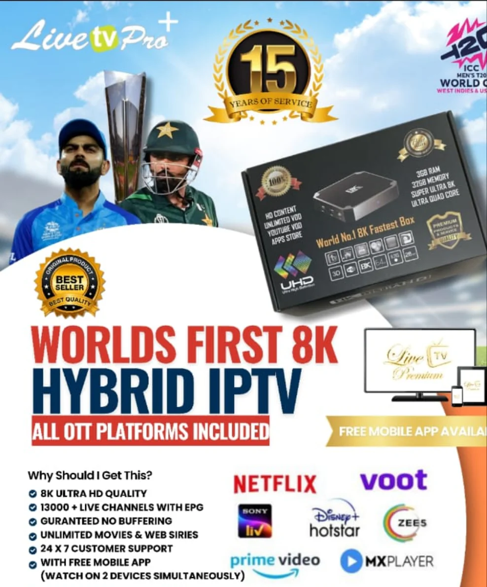 Live TV Pro+ 8K Ultra HD Hybrid TV Box With FREE Mobile App (3 Years Subscription) - Image 5