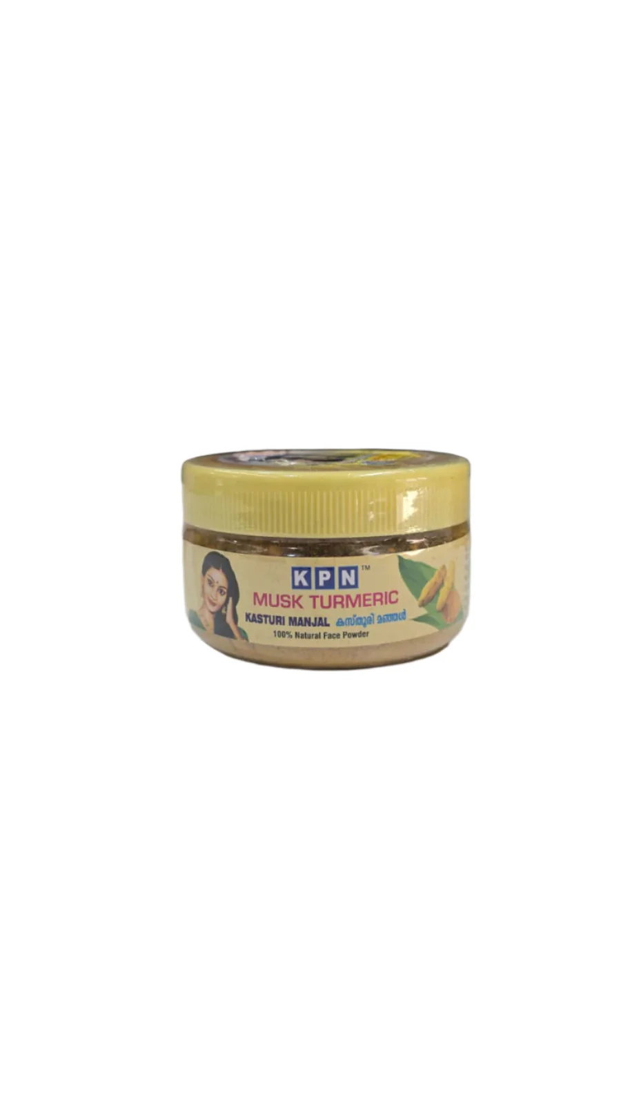 Musk Turmeric Kasthuri Manjal (100% Natural Face Powder) 50g - KPN - Image 2