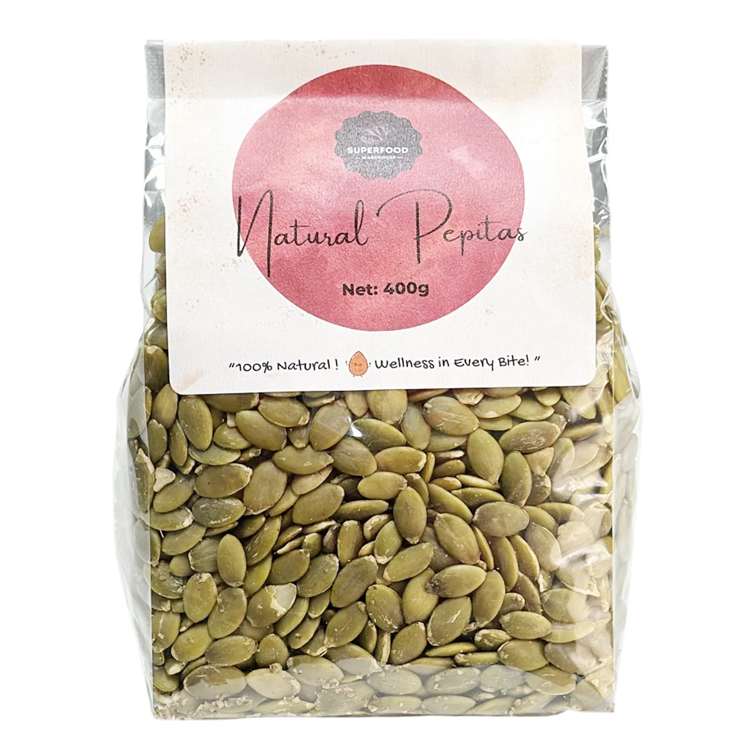 Natural Pepitas AA-Grade 100% Natural 400g - Super Food - Image 2
