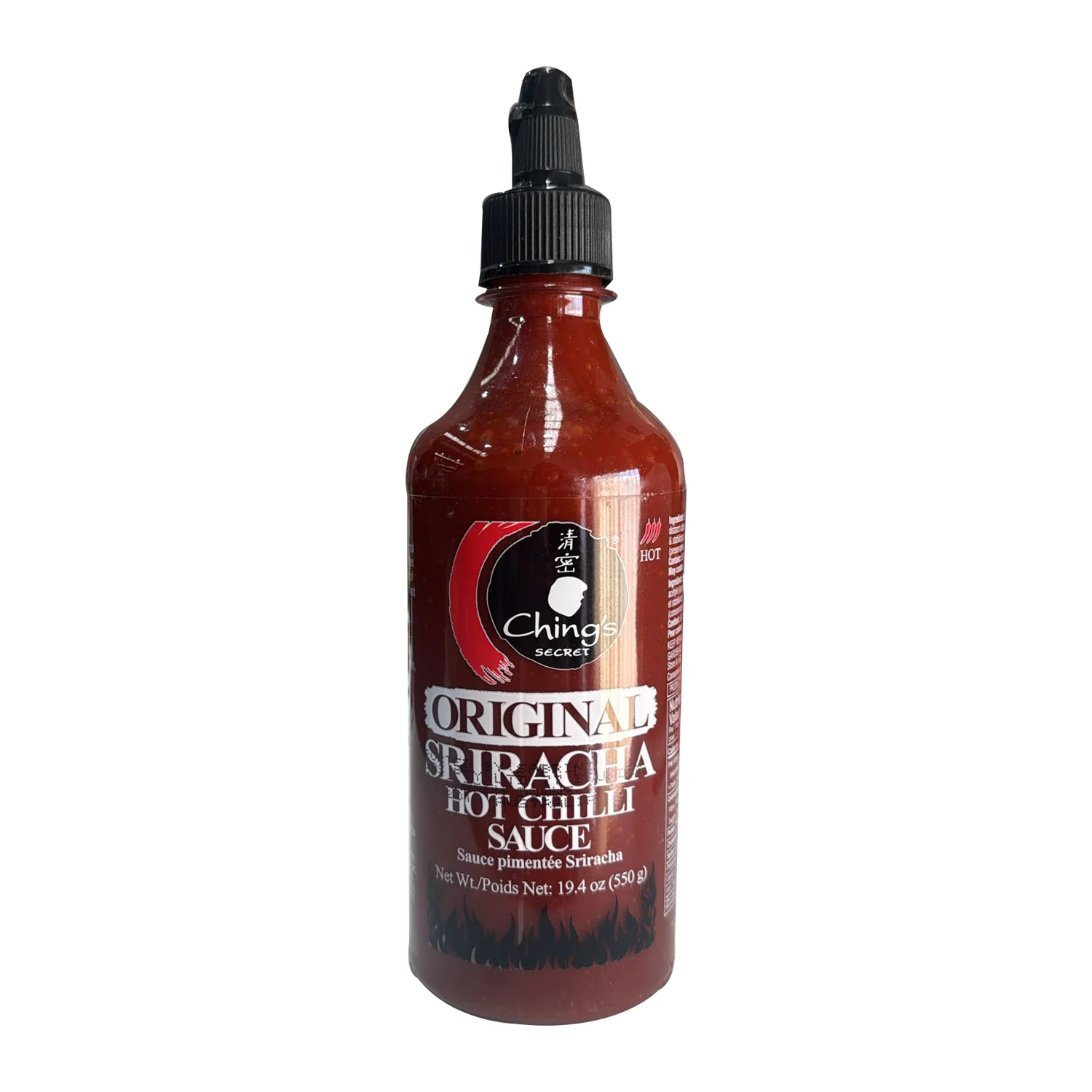 Original Sriracha Hot Chilli Sauce 550g - Ching's