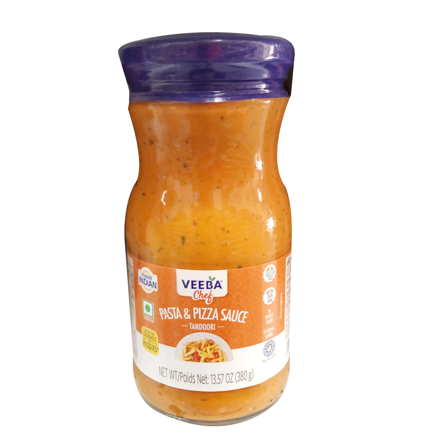 Pasta & Pizza Sauce Tandoori  No Onion No Garlic 380g- Veeba