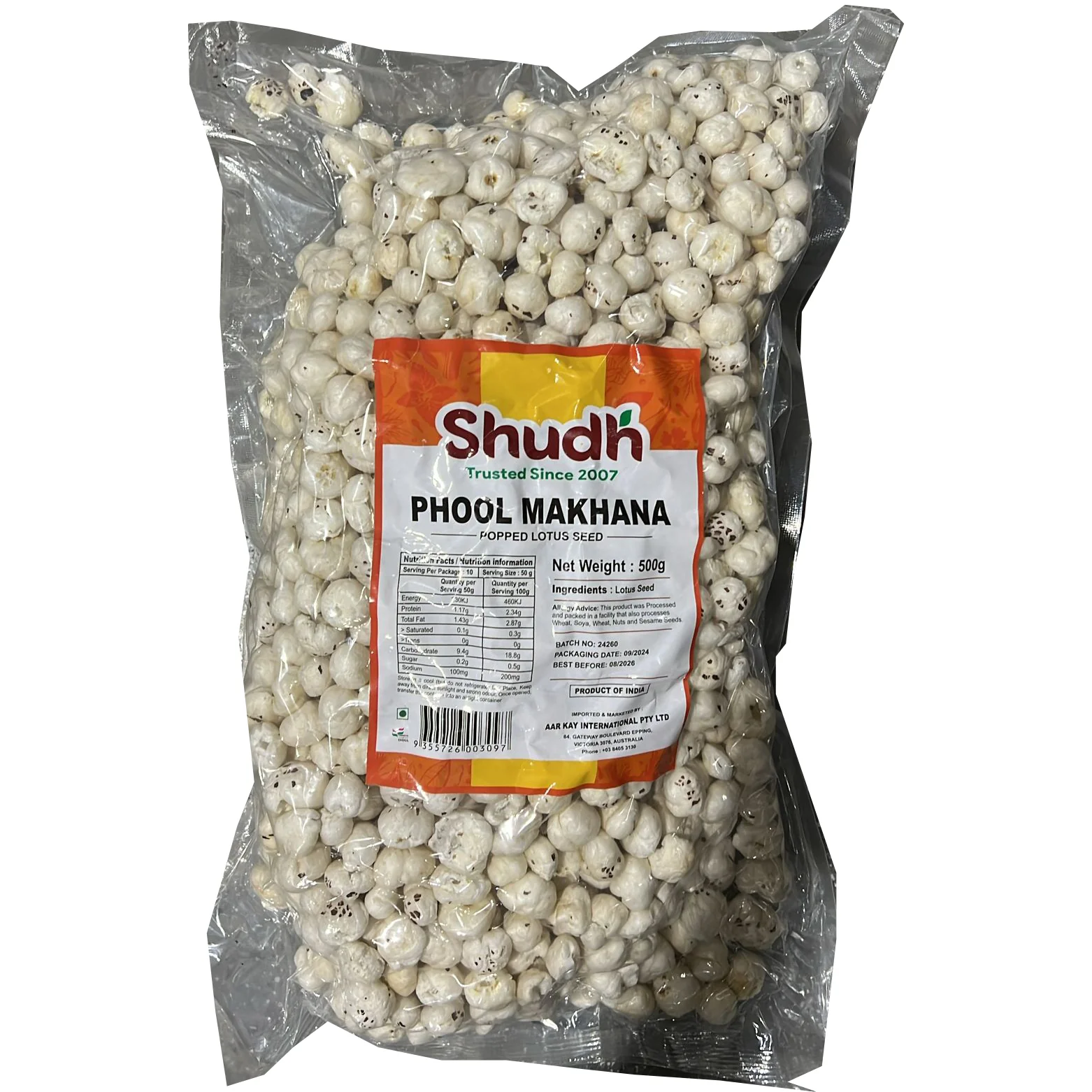 Phool Makhana 500g - Shudh