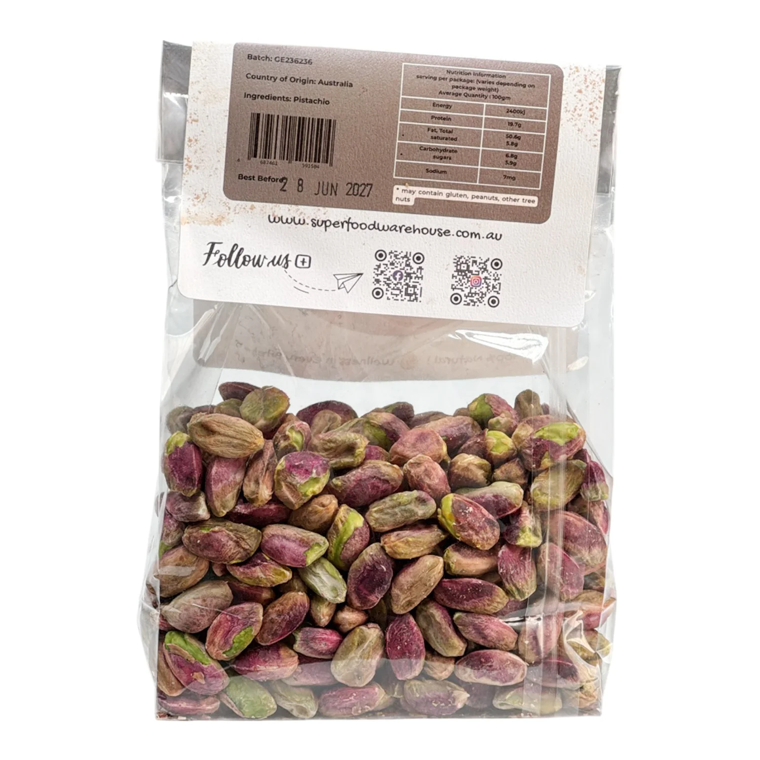Pistachio Kernels 100% Natural 200g - Super Food - Image 3