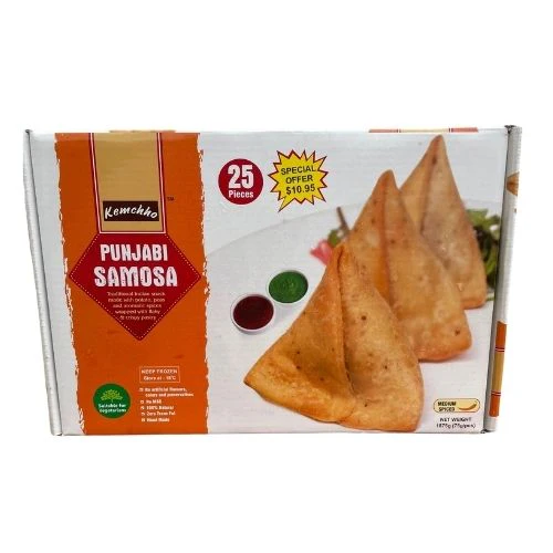 Punjabi Samosa 25pcs (1.875kg) - Kemchho