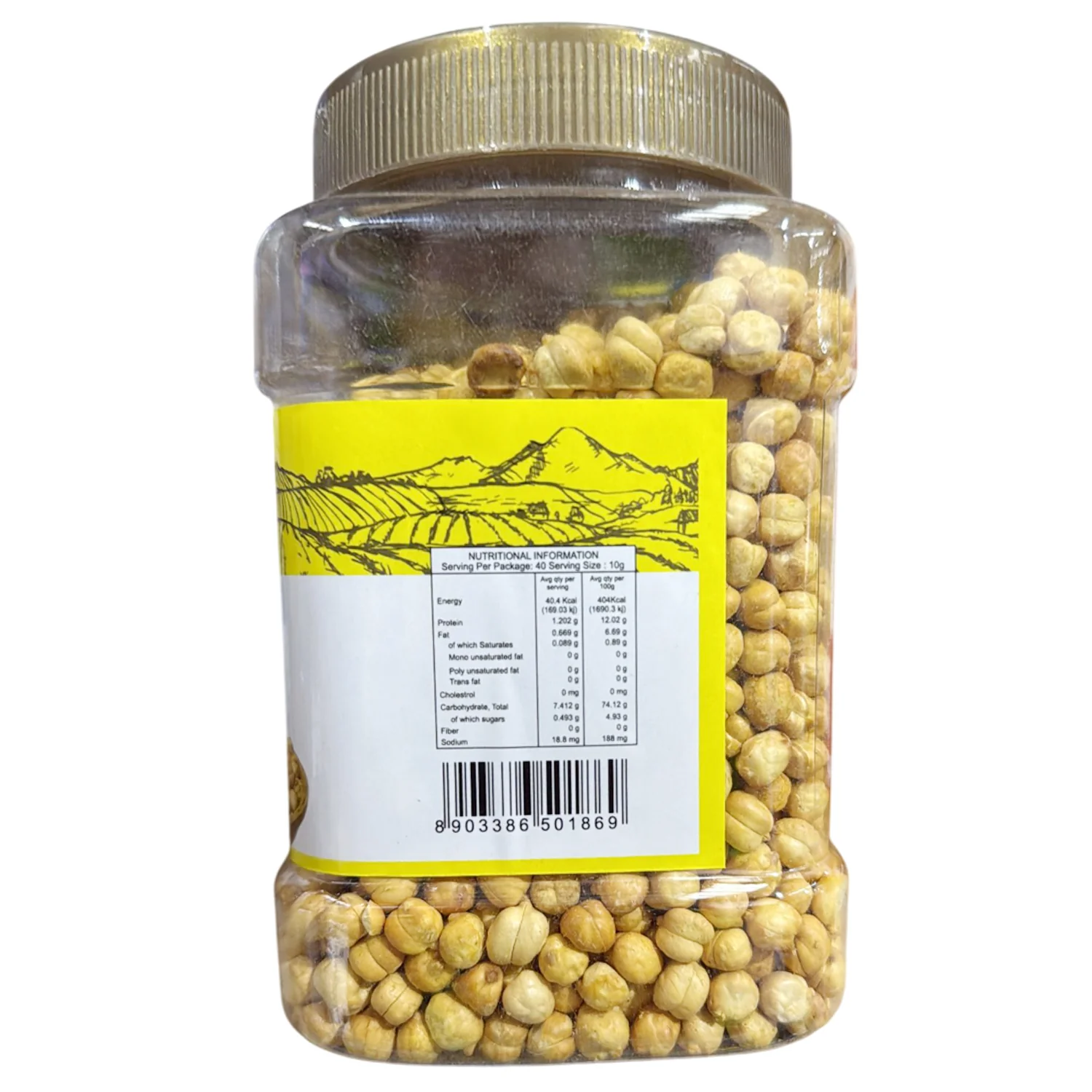 Roasted Channa Without Skin 400g - Desi Touch - Image 2