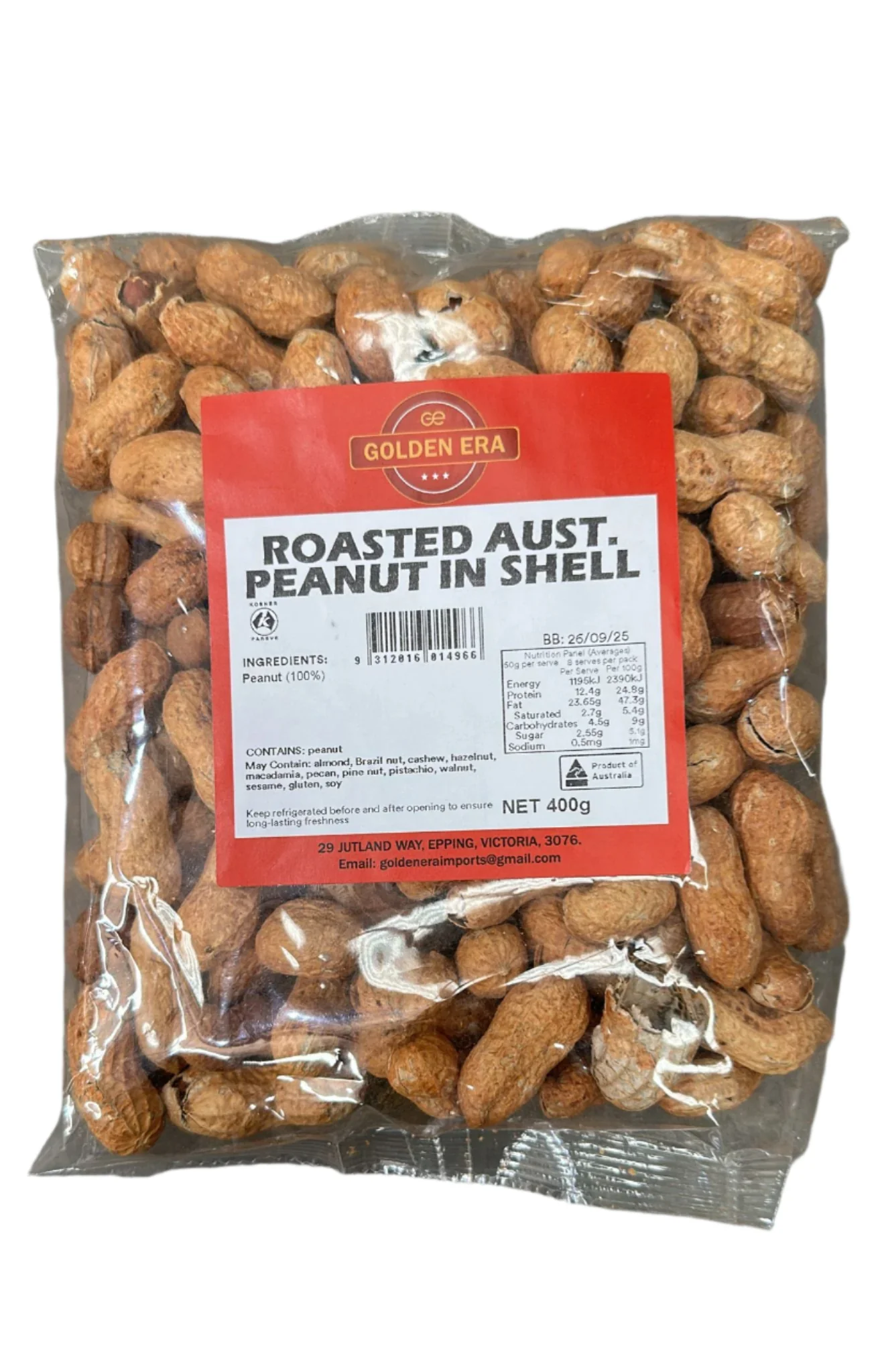 Roasted Peanut in Shell 400g - Golden Era
