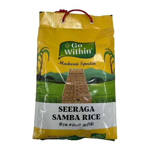 Seeraga Samba Rice 4.54kg Madurai Special - Go Within