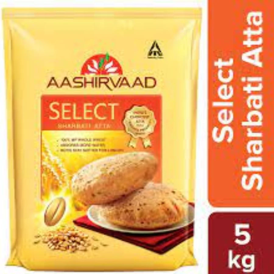 Select Atta (Wheat Flour) 5kg - Aashirvaad (Local Pack)