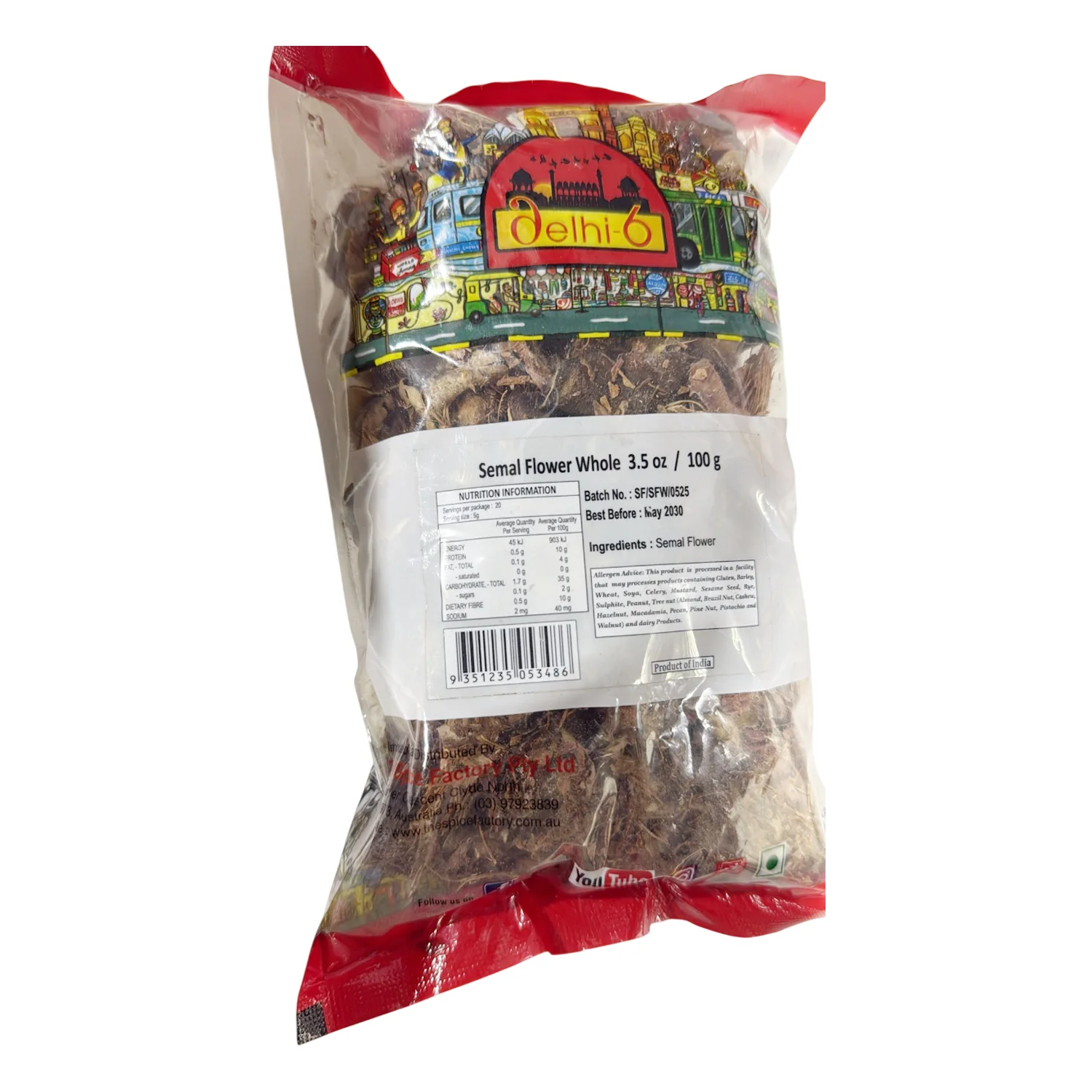 Semal Flower Whole 100g - Delhi6 - Image 2