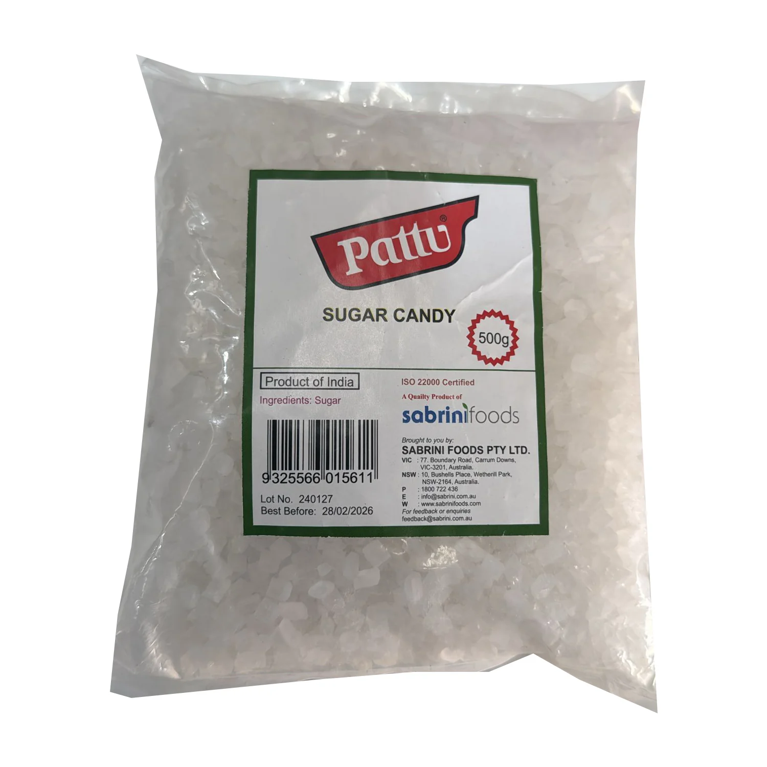 Sugar Candy 500g - Pattu