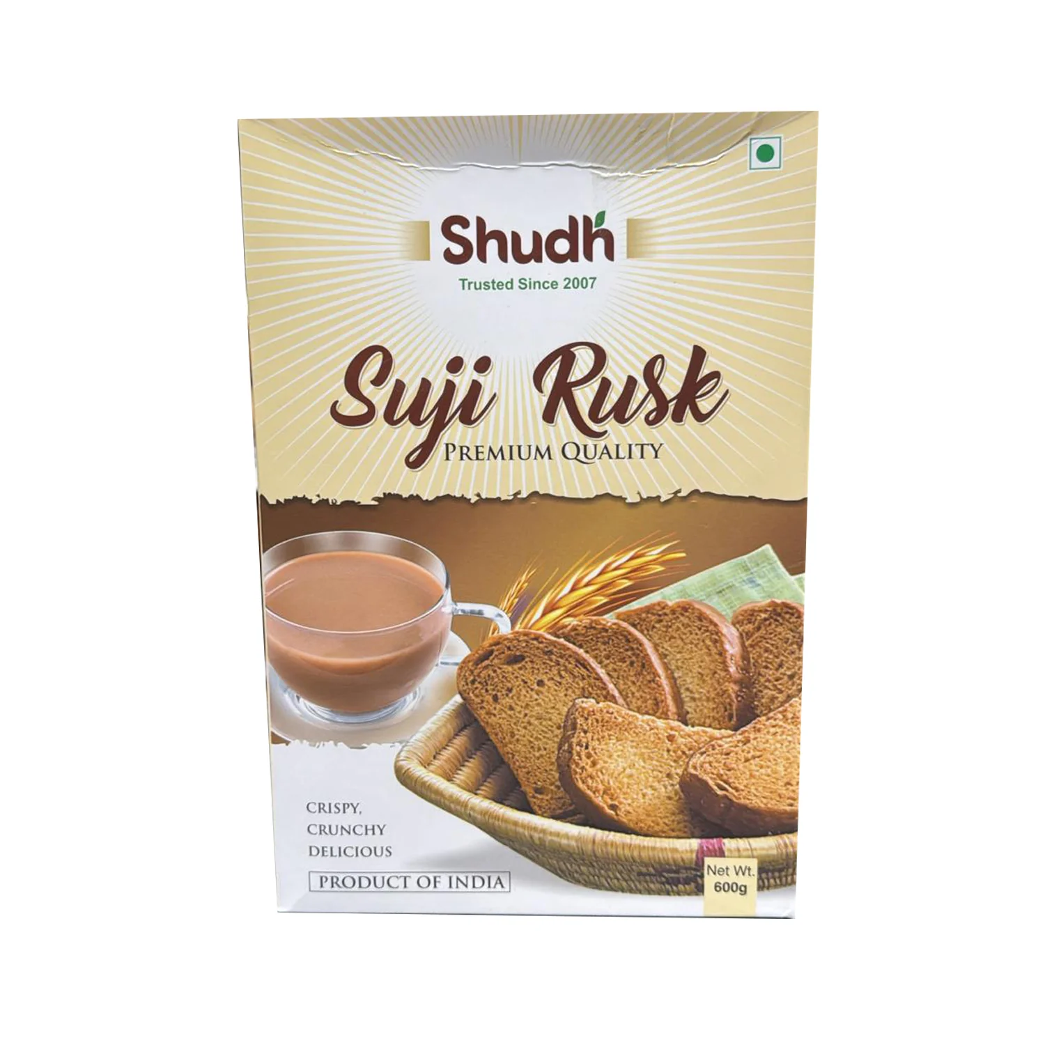 Suji Rusk 600g - Shudh
