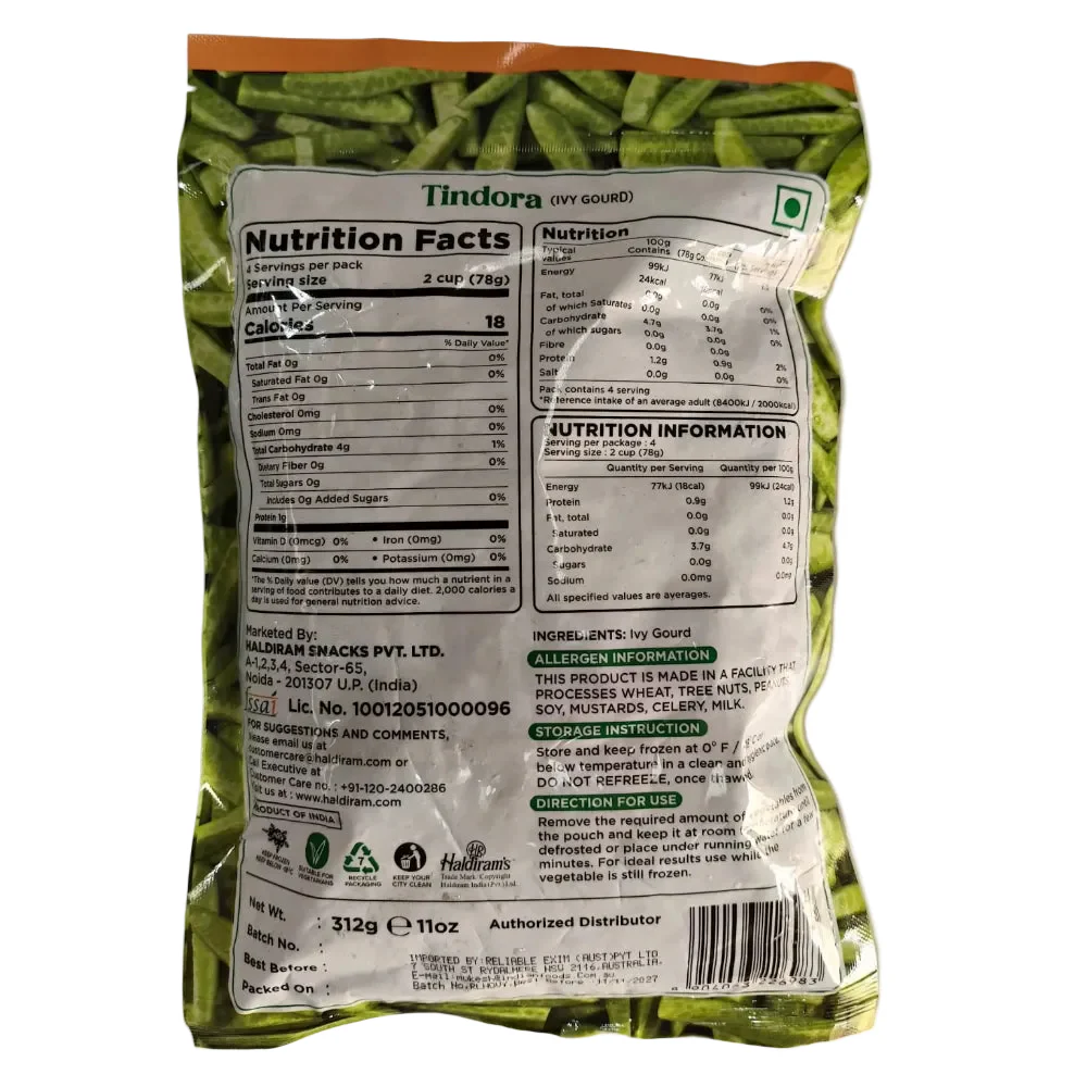 Tindora IVY Gourd 312g - Haldiram's - Image 2