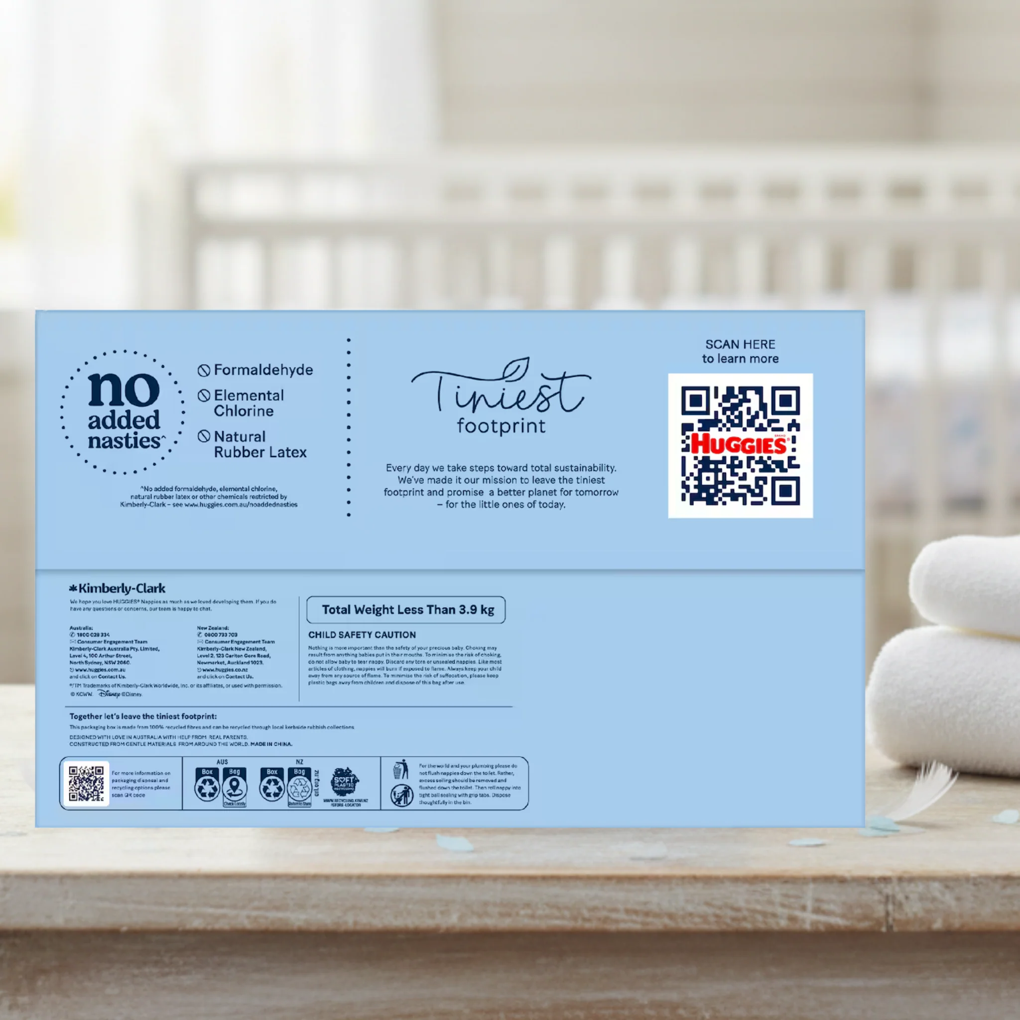 Ultra Dry Nappies Boys Size 3 (6-11Kg) 90 Nappies - Huggies - Image 3