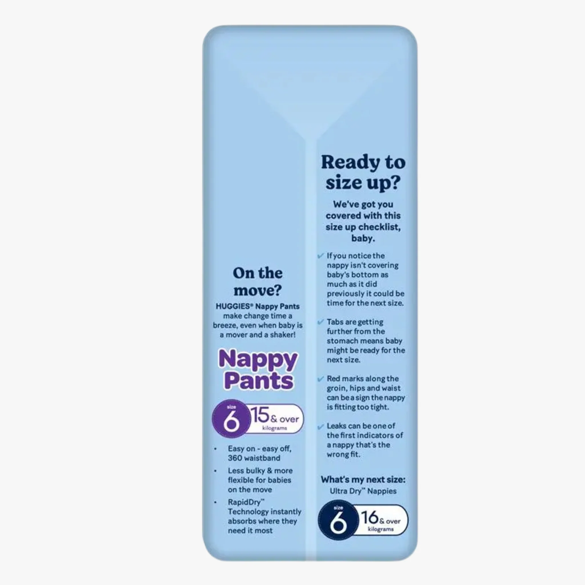 Ultra Dry Nappies Boys Size 5 (13-18Kg) 32 Nappies - Huggies - Image 3